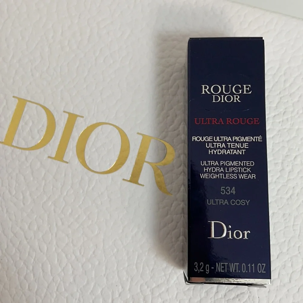 ❤️🎉HP🎉DIOR💄ROUGE DIOR-ULTRA ROUGE-SATIN-534 ULTRA COSY-LIMITED EDITION - Picture 14 of 15